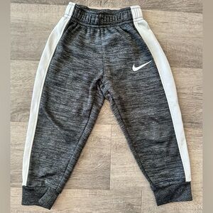 Nike Boys 3T Charcoal and Light Gray Joggers